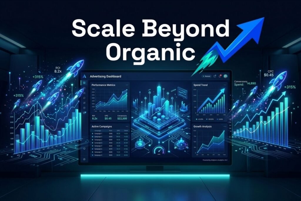 Data Driven Paid Advertising Scale Beyond Organic - Featured image for blog post