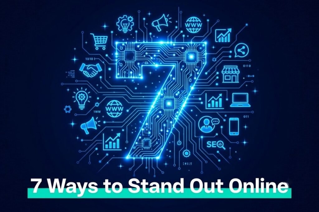 7 Affordable Ways Small Businesses Stand Out Online - Featured image for blog post