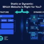 Static vs dynamic websites – which one does your business need comparison