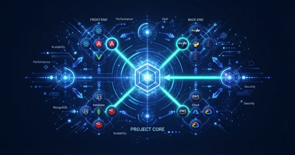 Choosing the right tech stack for your software project guide